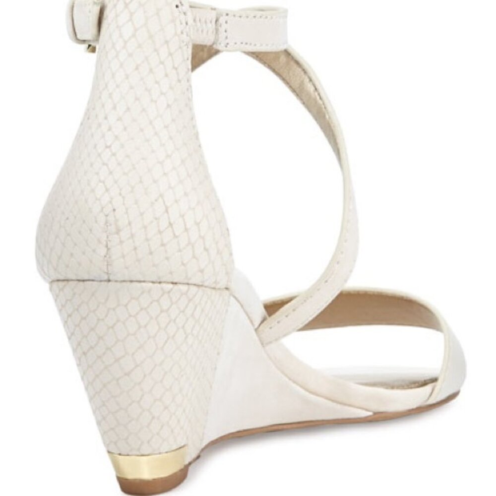 Sam Edelman Scott Leather Wedge Sandals - Picture 2 of 9